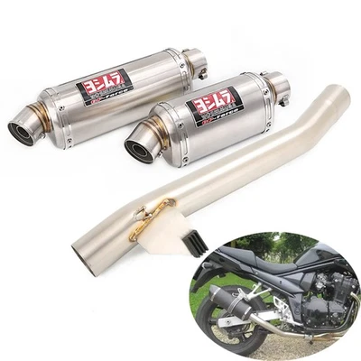 Punta silenciadora tubo medio para Suzuki GSF600 Bandit 600 1250 1995-2006 Foto 1 de 4