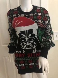 Star Wars Darth Vader Merry Sithmas Christmas Sweater Size S - Picture 1 of 4