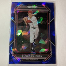 2023 panini prizm baseball Richie Ashburn Blue Atomic Prizm