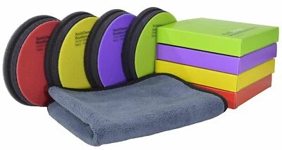 Koch Chemie Politur Set 5-teilig - 4x 125mm Polierpad + Mikrofasertuch - Bild 1 von 4