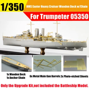 1/350 HMS Exeter Heavy Cruiser Super Detail-up Upgrade Set for Trumpeter 05350 - Picture 1 of 9