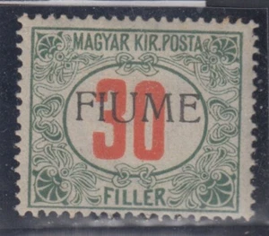ITALY - Fiume - Tax n.12 cv 2800$ MH* SIGNED DIENA - SUPER CENTERED Machine ovpr - Picture 1 of 2