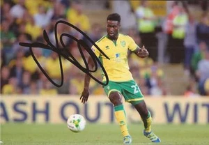 NORWICH: ALEXANDER TETTEY SIGNED 6x4 ACTION PHOTO+COA - Picture 1 of 1