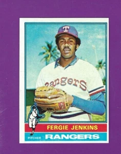 Tarjeta de béisbol Topps #250 1976 Fergie Jenkins Texas Rangers casi nueva O/C - Imagen 1 de 2