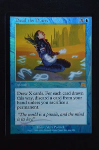Magic The Gathering MTG READ THE RUNES FOIL Onslaught LP légèrement joué - Photo 1/2
