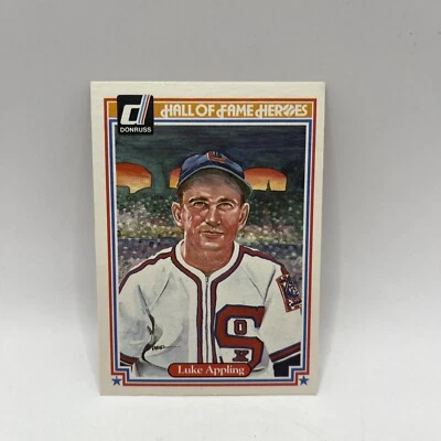 1983 Donruss Hall of Fame Heroes - #8 Luke Appling - Image 1 of 2