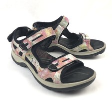 ecco floral sandals