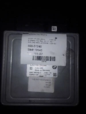 2008 2009 2010 BMW 328I 528I E90 ECU DME MODULE MSV80  7 594 483 Foto 1 de 4