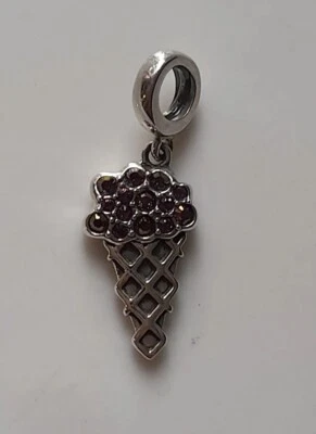  Chamilia sterling silver 925 Gelati cz ice cream bracelet charm - Image 1 of 3