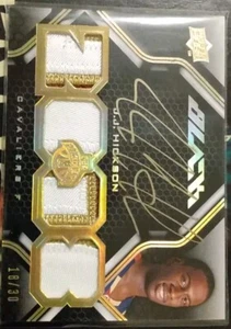08 UD Black J.J. Hickson Draft pick Gold/30 Quad Patch - Picture 1 of 9