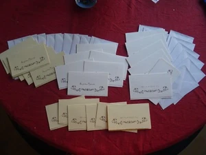 Hochzeit 10x Einladungskarten + 10x Danksagungskarten zur Vermählung Vintage - Bild 1 von 8