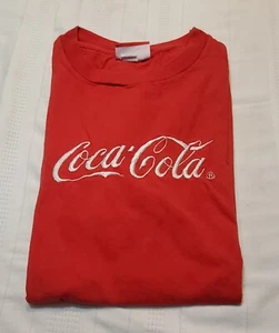 Coca-Cola Coca-Cola T-Shirt rot weiß Logo XL Grafik - Bild 1 von 4