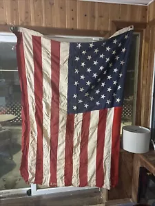 Bandera americana vintage 4 pies X 6 pies - Imagen 1 de 7