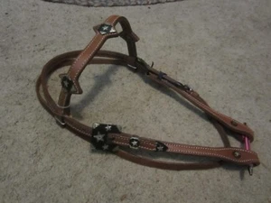 CLEARANCE Quality made HEADSTALL, DIAMOND STAR CONCHOS - Picture 1 of 6