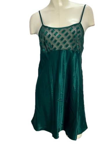 UNDERCOVER Abito Victoria's Secret Vintage Etichetta Oro Verde Slip Taglia Media