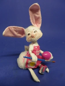 Muñeca Annalee conejito de Pascua 6 pulgadas "Artist Bunny" # 211420 Bunny con pintura Nuevo - Imagen 1 de 8