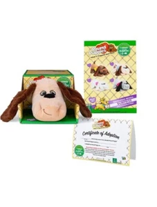 Peluche clásico Pound Puppies - Dormir - Bronceado, ecológico nuevo sellado - Imagen 1 de 7