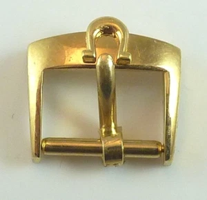 Vintage Omega Gold Plated Wristwatch Band Buckle - 10.17mm Wide - Parts / Repair - Picture 1 of 4
