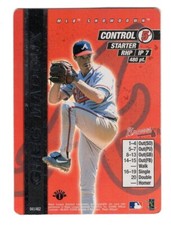 2000 MLB Showdown Greg Maddux 041/462 1st Edition Atlanta Braves Baseball Card