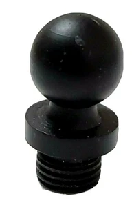 4 Stück Messing Kugel Endstücke Spitzen Radius Scharnier poliert 1070030 Satin Schwarz - Bild 1 von 4