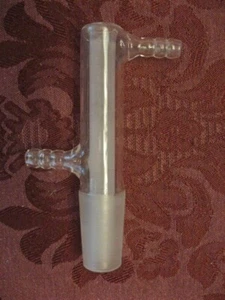 Glass 4-3/4" Jacketed Stirrer Bearing 19/22 Inside Joint - Very Nice! - Picture 1 of 1