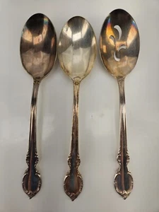 Lot of 3 - Vintage 1847 Rogers Bros Silverplate Spoons 8.5" - Picture 1 of 4
