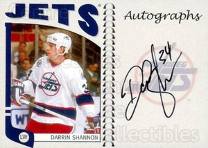 2004-05 ITG Franchises Canadian Auto #DSH Darrin Shannon