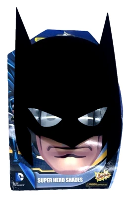 DC Comics Batman Superhero Sunglasses One Size Fits Most Full Mask Brand New - Image 1 of 4