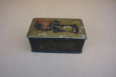 ANCIENNE BOITE EN CARTON BOUILLI Sté FRANÇAISE DES COTONS À COUDRE - Photo 1/4