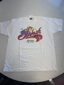 Vintage Riviera Las Vegas “Splash” Show T-Shirt – XL – Fruit of the Loom – NOS - Picture 1 of 4