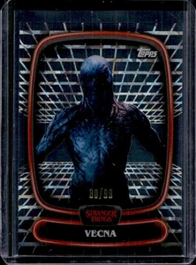 2025 Topps High Tek Stranger Things Vecna Hawkins Lab Hellfire Diffractor #/99 - Picture 1 of 2