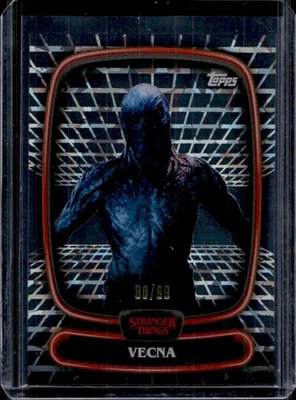 2025 Topps High Tek Stranger Things Vecna Hawkins Lab Hellfire Diffractor #/99 - Image 1 of 2