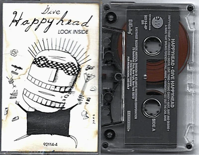 HAPPYHEAD / GIVE HAPPYHEAD - Promo Cassette Tape (1992, Eastwest) - Image 1 of 4