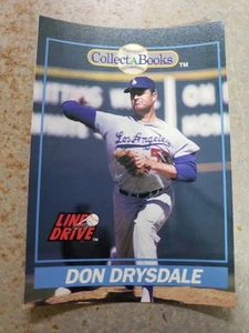 Don Drysdale LA Dodgers Line Drive Sammeln Sie Bücher PP 1991 SELTEN WOW - Bild 1 von 2