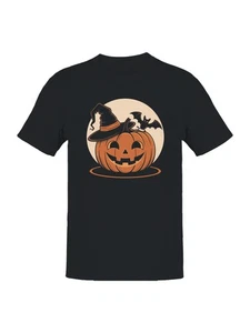 Halloween Jack-O'-Lantern Men's T-shirt - Picture 1 of 6