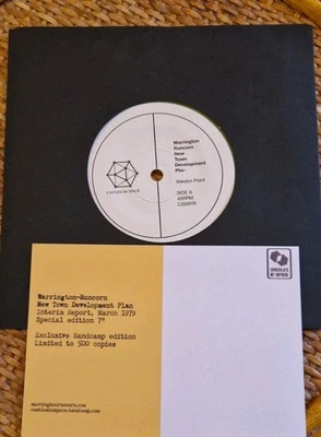 Warrington Runcorn New Town Dev Plan - Weston Point -Yellow  7" vinyl single CiS - Image 1 of 4