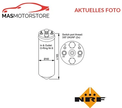 TROCKNER KLIMAANLAGE NRF 33125 P FÜR DAIHATSU CHARADE IV,GRAN MOVE - Image 1 of 4