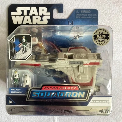 Raro 1 de 15000 Star Wars Micro Galaxy Squadron Dark Empire E-Wing Chase 0122 Foto 1 de 2