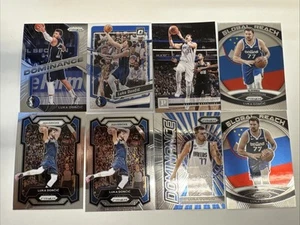 Luka Doncic 2020-23 8 Card Lot Mavs Prizm Chronicles Optic Global Reach NBA - Picture 1 of 10