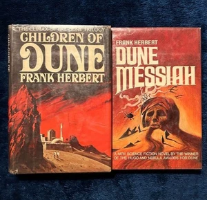 DUNE Book Club Frank Herbert Messiah Children of DuneHardcover Lot 2 - Picture 1 of 1