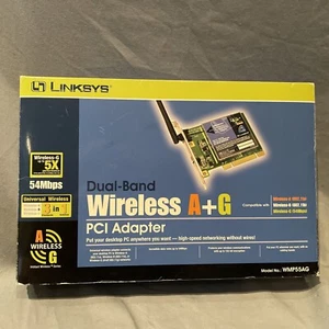 Linksys WMP55AG Adaptateur double bande sans fil A+G IEEE 802.11a/b/g PCI jusqu'à 54 Mbps - Photo 1/12