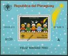 Paraguay 1980 Jahr des Kindes Block 355 Aufdruck "MUESTRA" postfrisch (C80457)