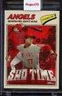 2021 Topps Project 70 Card #139 Shohei Ohtani 1977 by Quiccs
