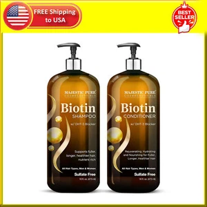 Biotin Champú acondicionador para el crecimiento del cabello, colágeno - Picture 1 of 10