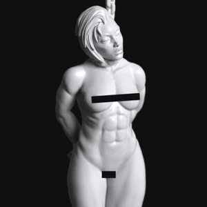 Hanged Female Gene-forged Marine Prisoner 02b - 28mm Resin Mini by Manufaktura - Picture 1 of 4