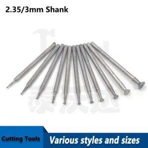 Diamond Grinding Burrs Drill Bit For Dremel Rotary Cutting Tools 2.35/3mm Shank - Picture 1 of 10