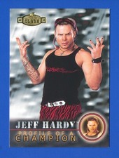 JEFF HARDY 2001 Fleer WWF-WWE Championship Clash Profile of a Champion Card #59