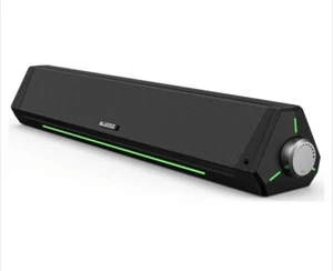 Bluedee Computer Bluetooth Soundbar HiFi Stereo 3.5mm Aux-in Connection Speaker - Picture 1 of 7