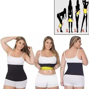 Hot Abs Waist Trainer Trimmer Slimming Sweat Belt Slim Body Shaper Gym UK - Picture 1 of 3