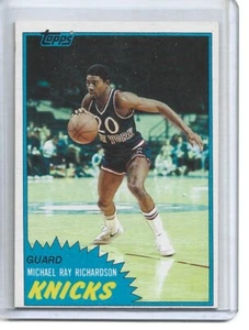 Michael Ray Richardson 1981-82 Topps Basketball Card #27-New York Knicks - Picture 1 of 2